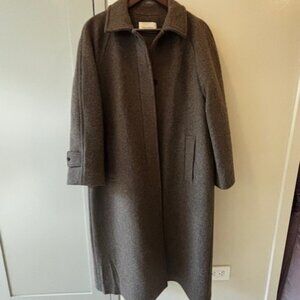Nothing Written Chocolate Wool Coat